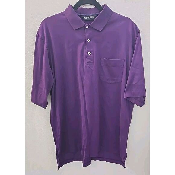 Polo by Ralph Lauren Other - Polo Golf Ralph‎ Lauren Mens Pocket Button Shirt Purple Large